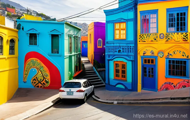 벽화의 미술사적 가치 - **A monumental mural in the style of early 20th-century Mexican muralism.** The scene depicts a swee...
